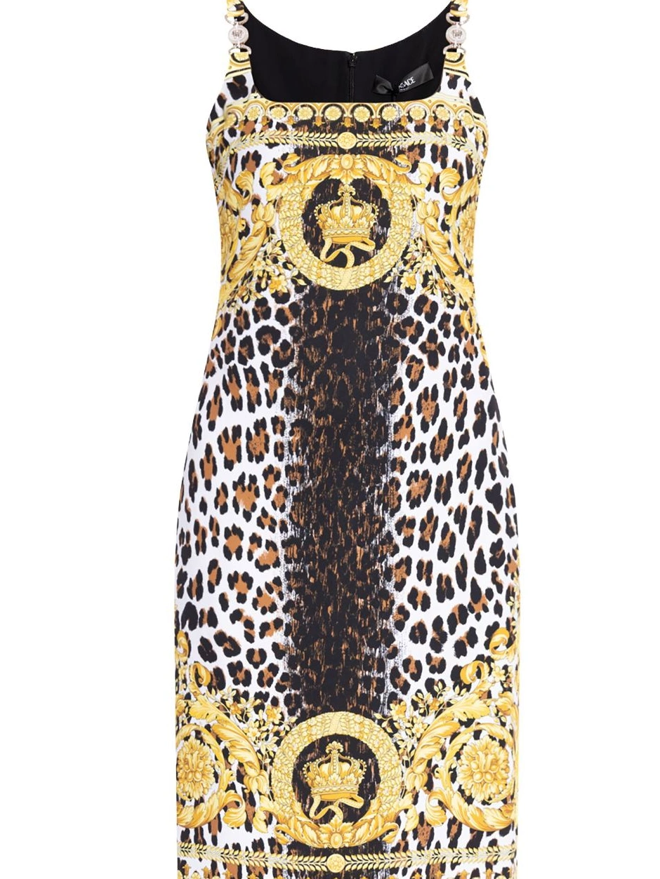 Cheap Versace dress Women Medusa-printed 0418